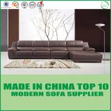 China Hot Sale Lizz Leather Corner Sofa