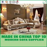 Living Room Leather and Fabric Corner Sofa Y1503
