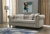 2018 Living Room Furniture Antique American Style Classical Wooden Fabric 3 Seater