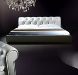 Lse King Size Made in China Leather Bed Ls-408