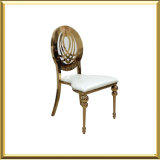 Wholesale Design Hollow Round Metal Back Wedding Banquet Dining Chairs