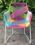 Outdoor Classic Dining Rattan Armchair Tropicalia Restaurant Garden Beach Chairs