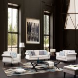 White 321 Fabric Sofa for Living Room Furniture