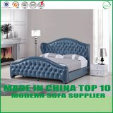 Luxury Queen Size Leather Bed for Bed Room Furniture