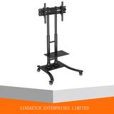 Heavy Duty TV Mount Cart with Camera Tray and DVD Shelf