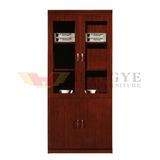 Hot Sale Nice Design Natural Teak Veneer 4 Drawer Vertical File Cabinet (HY-C0402)