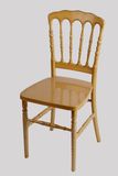 Light Gold Resin Plastic Wedding Banquet Rental Napoleon Chair