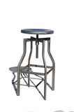 Industrial Metal Restaurant Dining Furniture Steel Turner Bar Stools