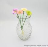 Hot Sell Pineapple Shape Glass Flower Vase/ Glass Vase for Home Decoration