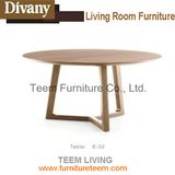 Solid Wood Dining Table Round Table Design