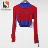 Fashion Ladies Women Sweater Dress Two Pieces Knitwear Suit