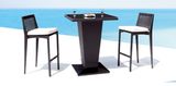 Contemporary Rattan Bar Set