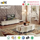 Antique Style Wood Furniture Marble Coffee Table Tea Table (HC999)