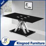 Manufacturer Glass Metal Chromed Legs Coffee Tables