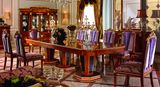 0038-2 European Neo-Classic Design Hand Crave Home Furniture Wooden Dining Table