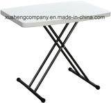 Blowing Mold Steel-HDPE Folding Table with Adjustable Height.