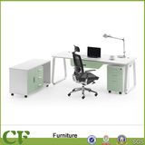 Modern Office Executive CEO Desk with Powder Coating Leg