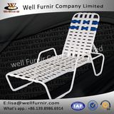 Well Furnir WF-8001 Vinyl Straps Pool Strap Chaise Lounge