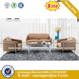 Solid Wood Leather Office Furniture Sofa (HX-S252)