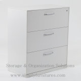 Three-Drawers Metal Lateral Office Cabinet (SI6-LCF3GB)