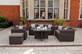 Patio Seating Set, Wicker Patio Sofa, 5-PC Rattan Outdoor Seating Set