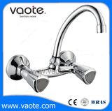 Double Handle Sink Wall Mixer Faucet (VT61502)