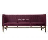 (SD-6006) Modern Hotel Restaurant Office Wooden Leisure Fabric Sofa