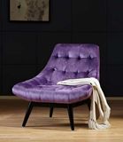 Home Modern Furniture Fabric Leisure Chair W/Wood Legs