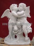 Stone Marble Carving Angel Statue Cherub Sculpture (SY-X042)