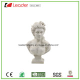 Hand-Painted Polyresin Lady Figurine for Home and Garden Decoration