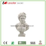 Hand-Painted Polyresin Lady Figurine for Home and Garden Decoration