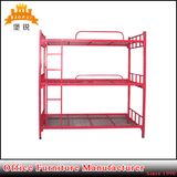 Dormitory Used 3 Layers Metal Triple Bunk Bed