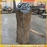Basalt Stone Rose Carving Stone Statue