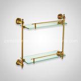 Stainless Steel Bathroom Wall Mounted Glass Shelf (BLJ002)