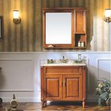 Cheap Price Contemporary Bathroom Cabinet Vanity and Sink (GSP14-039)