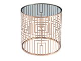 Modern Designed Furniture Stainless Steel Cylinder-Shaped Tea Table