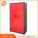 Diamond Plate Double Door Tool Cabinet