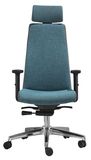 High Back Boss Chair with Headrest Chrome Base Manager Office Chair (LDG-839A)
