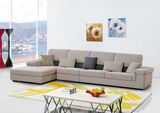 Inchroom Living Room Furniture Corner Fabric Sofa