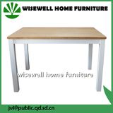Oak Wood Rectangle Dining Room Table