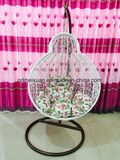 Egg Swing Chair Hanging Chair Cane Makes up Hanging Chair Rocking Chair Garden Leisure Outdoor Balcony Swing Indoor Hanging Basket Cany Chair (M-X3095)