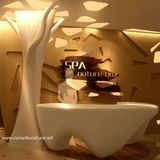 Beautiful Corian Solid Surface Salon Front Desk