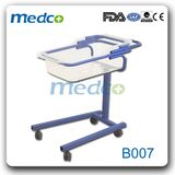 Hot Sale Hospital New Born Baby Crib, Medical Acrylic Infant Baby Cot with Mattress