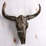 Home/Garden Wall Decoration Resin Buffalo Skull Head Statue