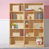 Modern Design Northern Europe Style Wood Color Bookshelf Bookcase