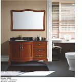 Solid Wooden Stone Basin Big Cabinet