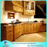 New Design China Soild Wood Kitchen Cabinet Seven Modern