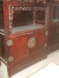 Chinese Antique Wooden Carved Cabinet Lwa235