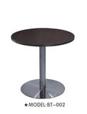 Black HPL Round Dining Table