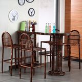 Outdoor Garden Rattan Bar Tables and Chairs Bar Bar Z681
